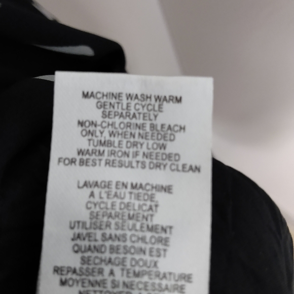 BCBGeneration Bl/Wht Chiffon Dress 12 - Picture 12 of 12